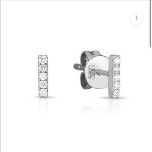 Petite Diamond Line Studs - Ring Concierge
